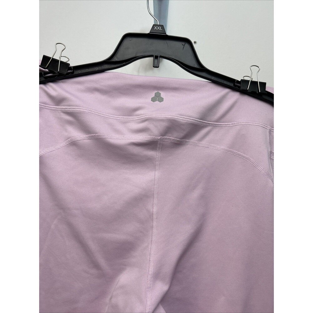 Tek Gear DryTEK Work‎ Out Gear Leggings, Lilac, with Pockets, Weaving, Womens XL - Picture 5 of 10
